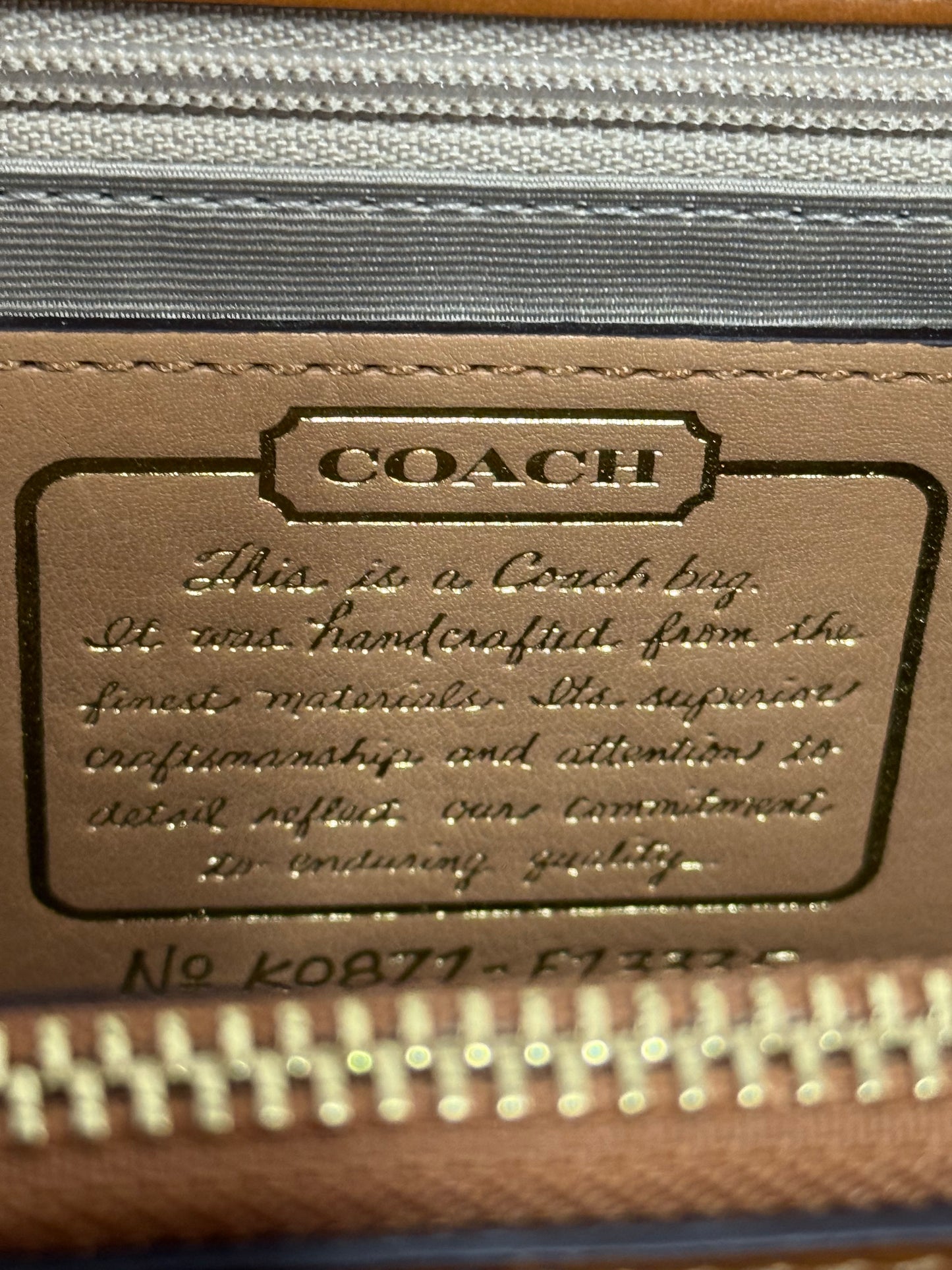 Authentic Coach Patchwork Signature Satchel -- Limited Edition Design