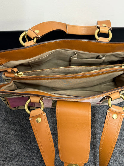 Authentic Coach Patchwork Signature Satchel -- Limited Edition Design